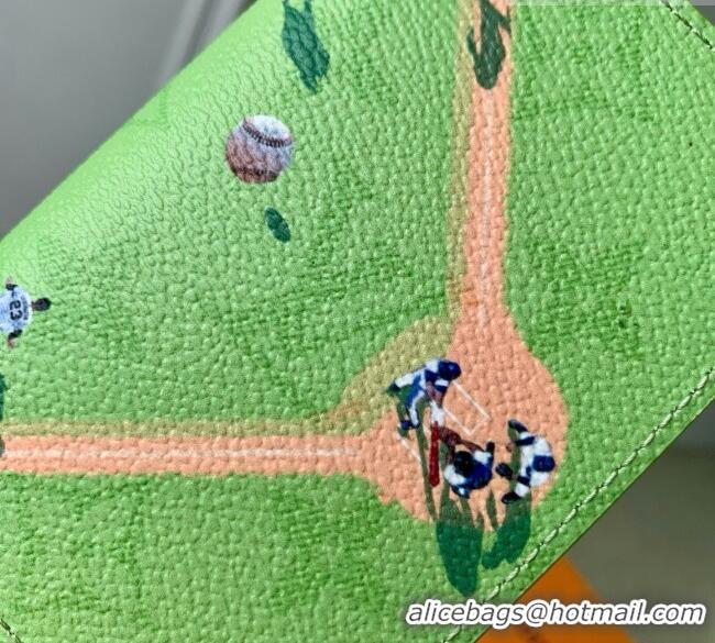 Promotional Louis Vuitton Pocket Organizer in Reactive Baseball Monogram Canvas M2A342 Green 2026