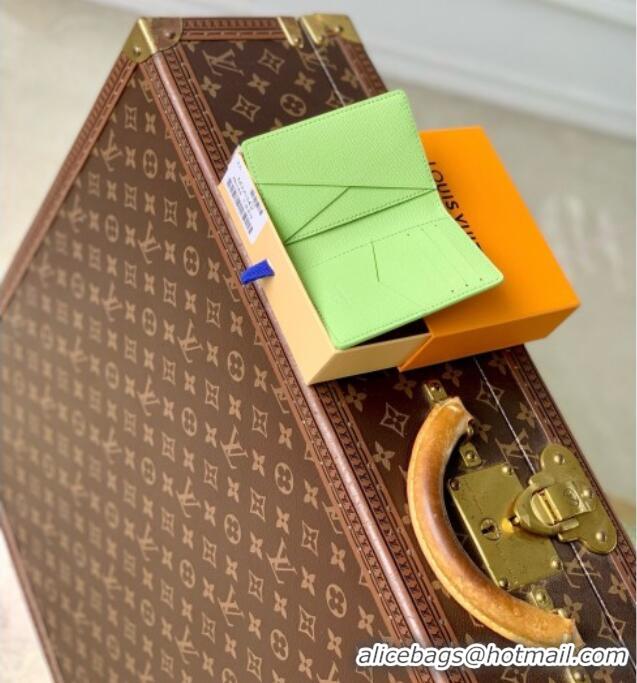 Promotional Louis Vuitton Pocket Organizer in Reactive Baseball Monogram Canvas M2A342 Green 2026