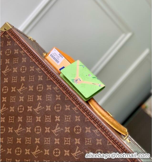 Promotional Louis Vuitton Pocket Organizer in Reactive Baseball Monogram Canvas M2A342 Green 2026