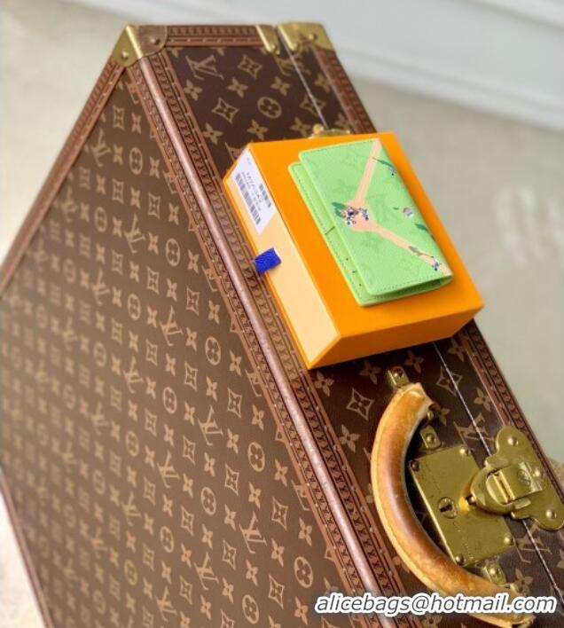 Promotional Louis Vuitton Pocket Organizer in Reactive Baseball Monogram Canvas M2A342 Green 2026
