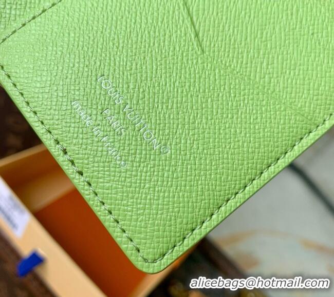 Promotional Louis Vuitton Pocket Organizer in Reactive Baseball Monogram Canvas M2A342 Green 2026