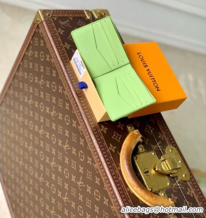 Buy Fashionable Louis Vuitton Slender Wallet in Reactive Baseball Monogram Canvas M2A341 Green 2026