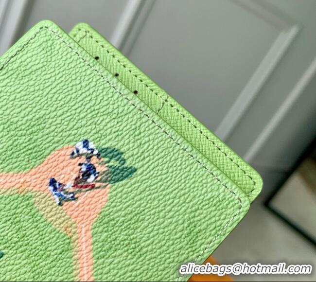 Buy Fashionable Louis Vuitton Slender Wallet in Reactive Baseball Monogram Canvas M2A341 Green 2026