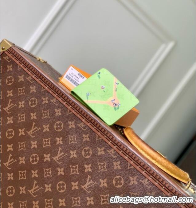 Buy Fashionable Louis Vuitton Slender Wallet in Reactive Baseball Monogram Canvas M2A341 Green 2026