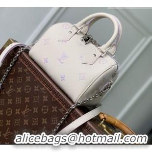 Super Quality Louis Vuitton Speedy Bandoulière 20 Bag in Link Quartz Embossed Cowhide Leather M2A099 2026