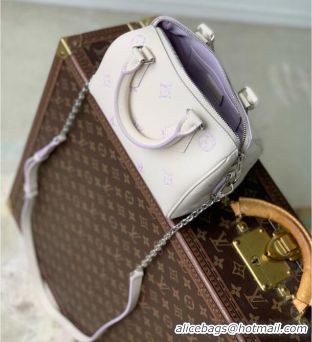 Super Quality Louis Vuitton Speedy Bandoulière 20 Bag in Link Quartz Embossed Cowhide Leather M2A099 2026
