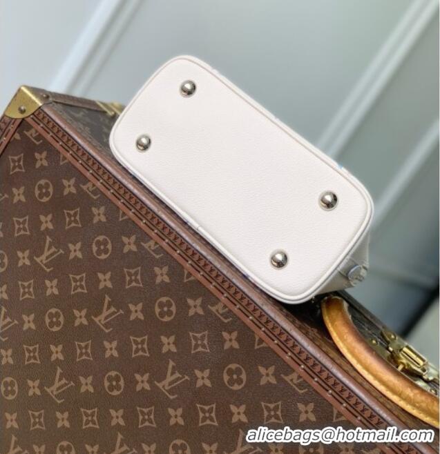 Shop Discount Louis Vuitton Alma BB Bag in Link Quartz Embossed Cowhide Leather M2A086 2026