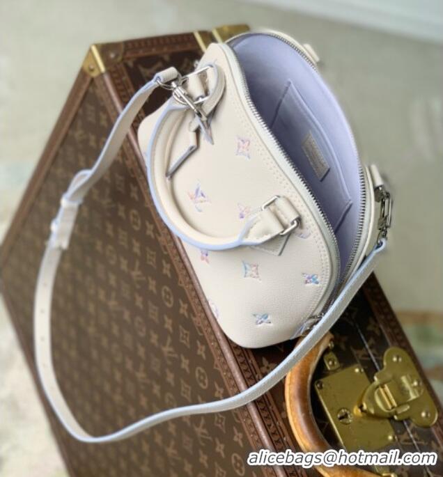 Shop Discount Louis Vuitton Alma BB Bag in Link Quartz Embossed Cowhide Leather M2A086 2026
