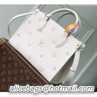 Best Grade Louis Vuitton OnTheGo PM Bag in Link Quartz Embossed Cowhide Leather M29976 2026