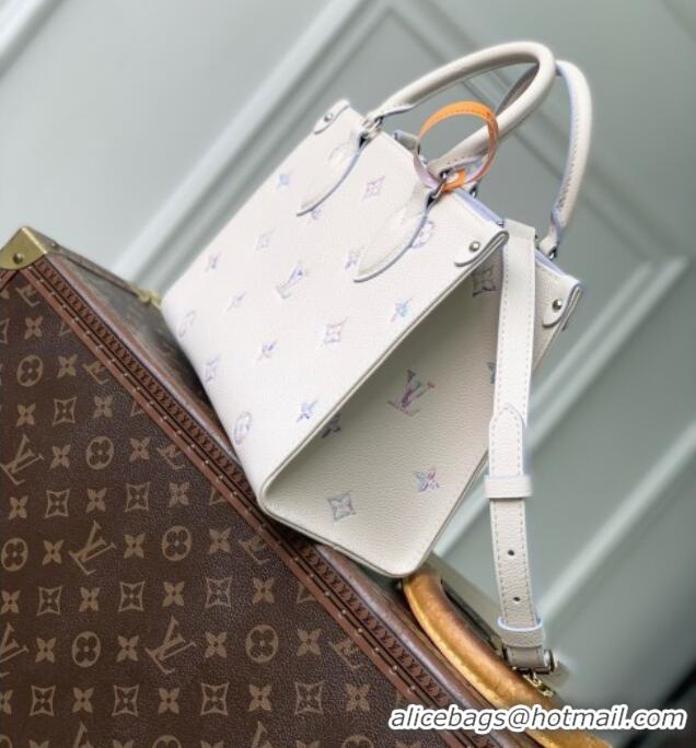 Best Grade Louis Vuitton OnTheGo PM Bag in Link Quartz Embossed Cowhide Leather M29976 2026