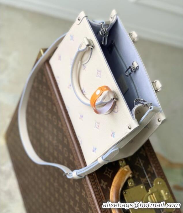 Best Grade Louis Vuitton OnTheGo PM Bag in Link Quartz Embossed Cowhide Leather M29976 2026