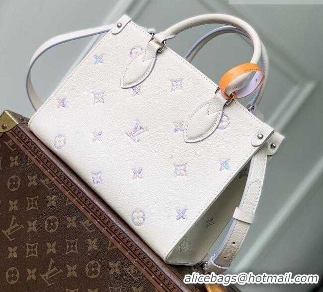 Best Grade Louis Vuitton OnTheGo PM Bag in Link Quartz Embossed Cowhide Leather M29976 2026