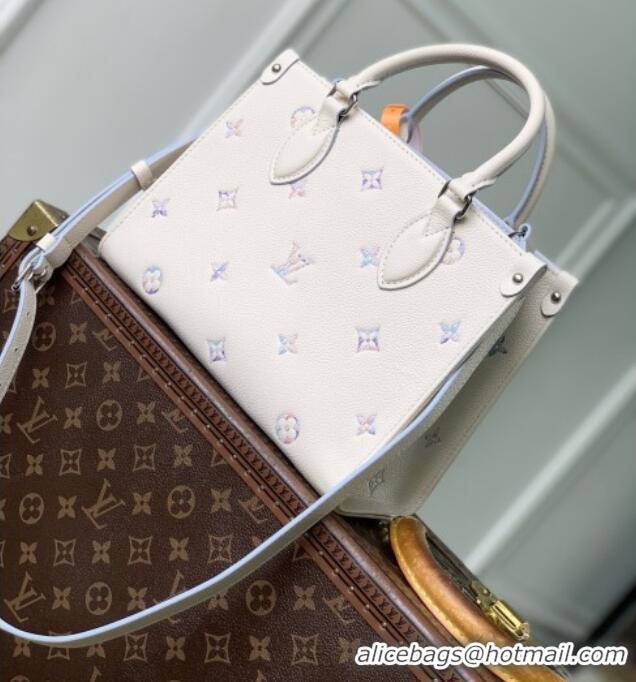 Best Grade Louis Vuitton OnTheGo PM Bag in Link Quartz Embossed Cowhide Leather M29976 2026