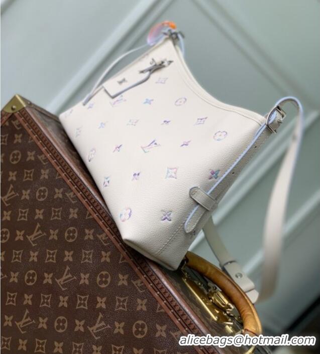 Grade Quality Louis Vuitton Carryall East-West Bag in Link Quartz Embossed Cowhide Leather M2A369 2026