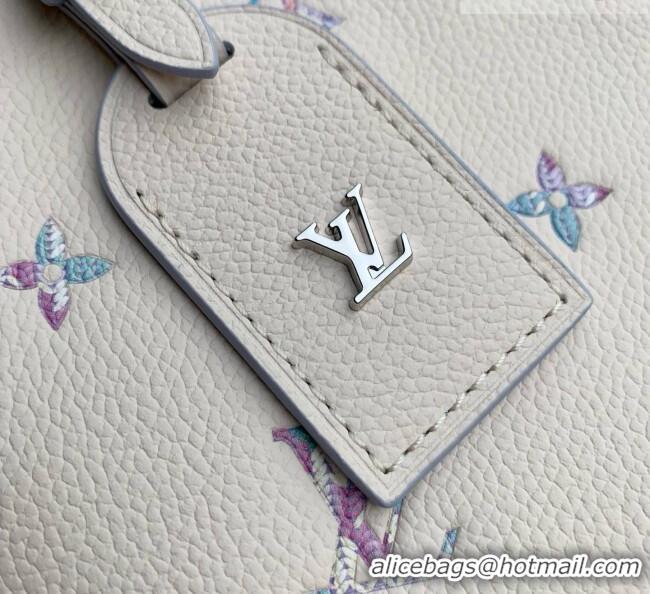 Grade Quality Louis Vuitton Carryall East-West Bag in Link Quartz Embossed Cowhide Leather M2A369 2026