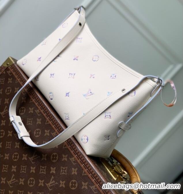 Grade Quality Louis Vuitton Carryall East-West Bag in Link Quartz Embossed Cowhide Leather M2A369 2026