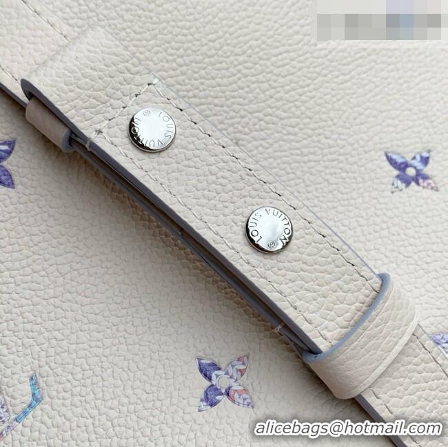Grade Quality Louis Vuitton Carryall East-West Bag in Link Quartz Embossed Cowhide Leather M2A369 2026