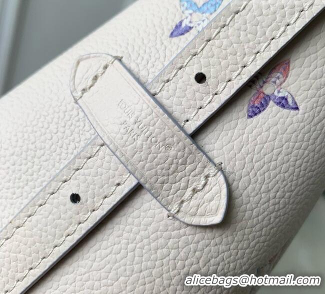 Grade Quality Louis Vuitton Carryall East-West Bag in Link Quartz Embossed Cowhide Leather M2A369 2026