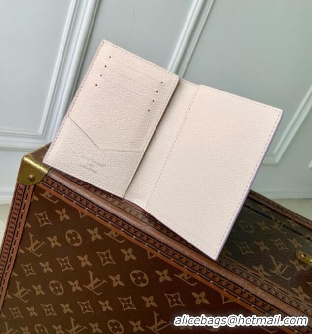 Super Quality Louis Vuitton Passport Cover in Link Quartz Embossed Cowhide Leather M29811 2026