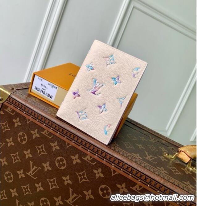 Super Quality Louis Vuitton Passport Cover in Link Quartz Embossed Cowhide Leather M29811 2026