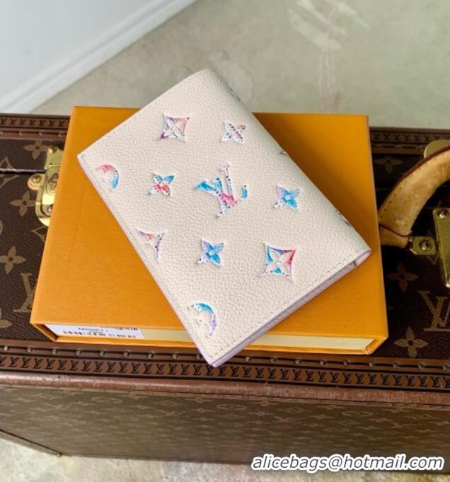Super Quality Louis Vuitton Passport Cover in Link Quartz Embossed Cowhide Leather M29811 2026