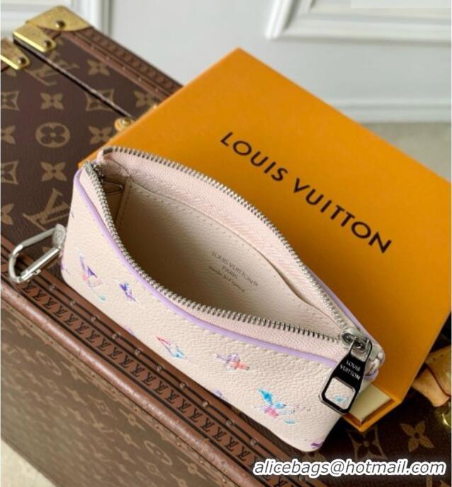 Shop Discount Louis Vuitton Key Pouch S in Link Quartz Embossed Cowhide Leather M2A005 2026