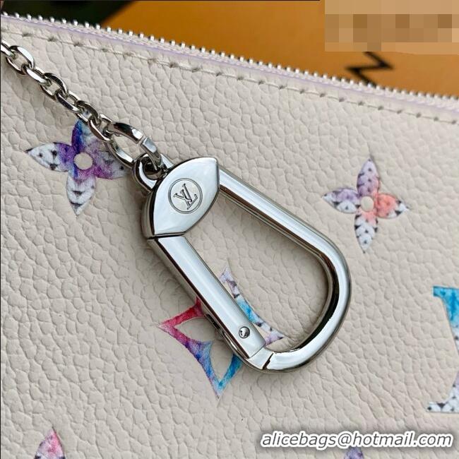 Shop Discount Louis Vuitton Key Pouch S in Link Quartz Embossed Cowhide Leather M2A005 2026