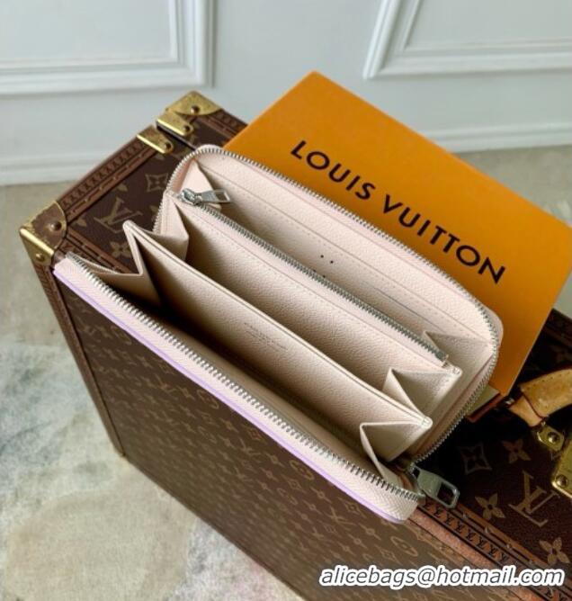Original Cheap Louis Vuitton Zippy Wallet in Link Quartz Embossed Cowhide Leather M2A358 2026
