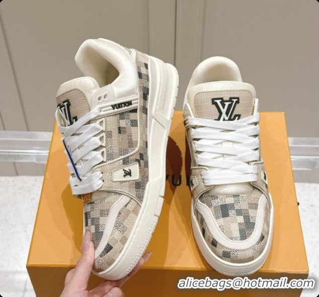 Good Quality Louis Vuitton Louis Vuitton LV Trainer Sneakers in Mix of Materials LV073131 2026