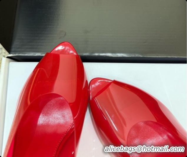 Grade Quality Saint Laurent SABRINA TPU Mules 8.5cm Heel 6073151 Red 2026