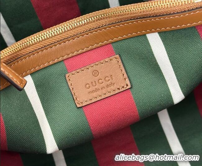 Promotional Gucci Padlock GG Canvas Bucket Bag 839021 Brown 2026