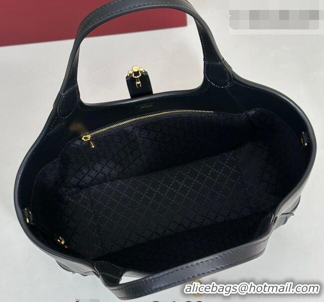 New Fashion Gucci Mercato small tote bag in Leather 866646 Black 2026