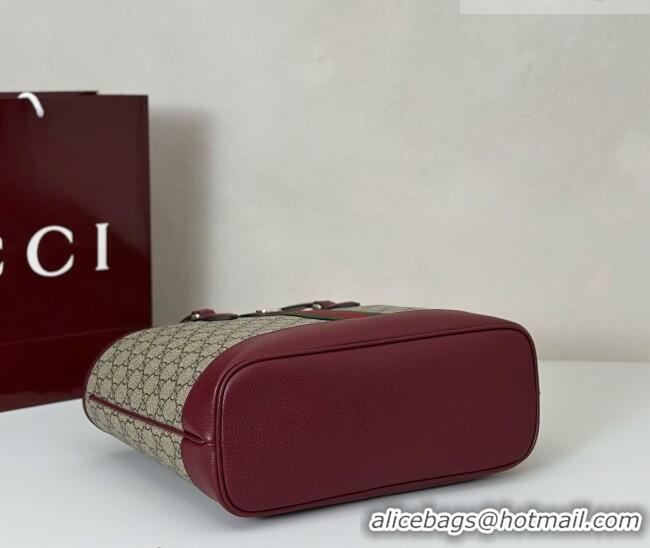 Low Cost Gucci Ophidia medium tote bag in GG Canvas 836849 Ancora Red 2026