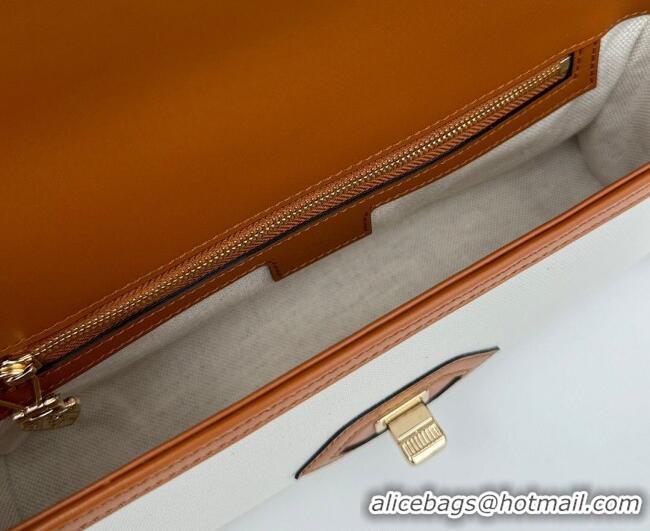 Super Quality Gucci Luce Canvas Small Shoulder Bag 786027 White/Brown 2026