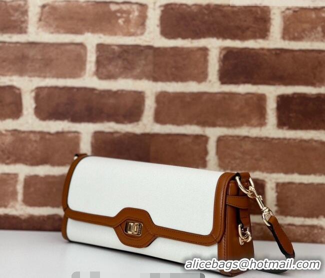 Super Quality Gucci Luce Canvas Small Shoulder Bag 786027 White/Brown 2026