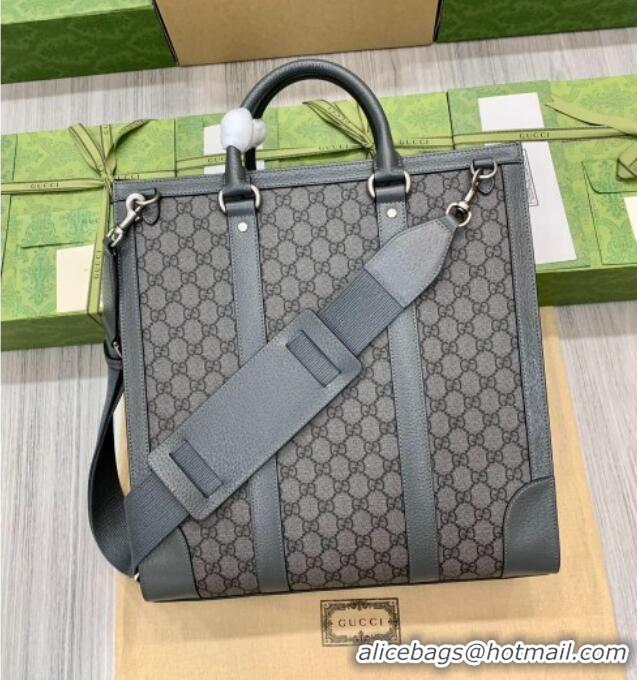 Famous Brand Gucci Men's Ophidia Medium Tote Bag 731793 Grey 2026