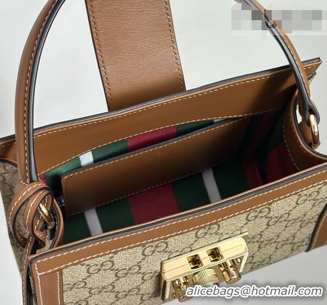 Well Crafted Gucci Padlock GG Canvas Mini Bag 841653 Brown 2026