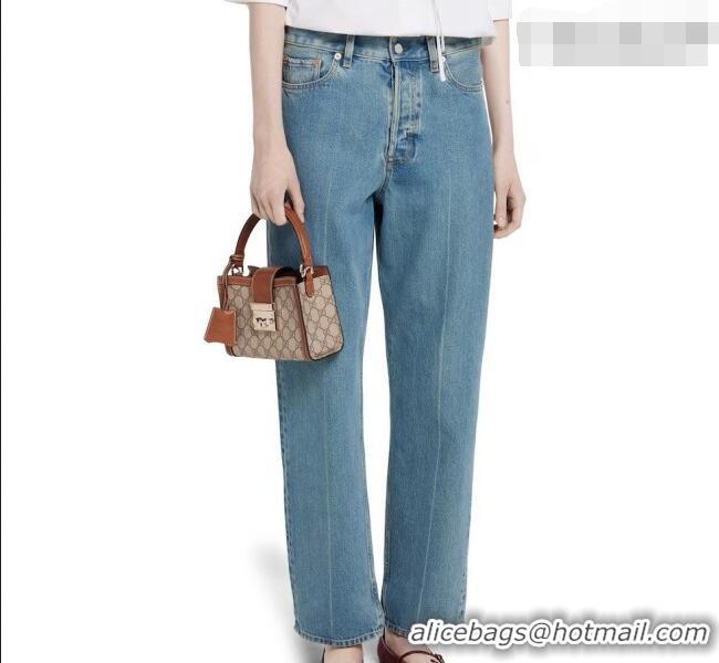Well Crafted Gucci Padlock GG Canvas Mini Bag 841653 Brown 2026