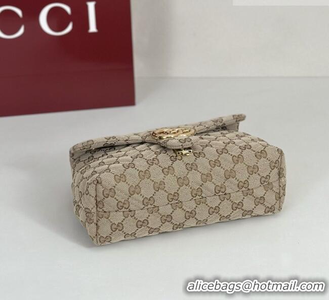 Grade Design Gucci GG Marmont GG Canvas small shoulder bag 855371 Light Apricot 2026