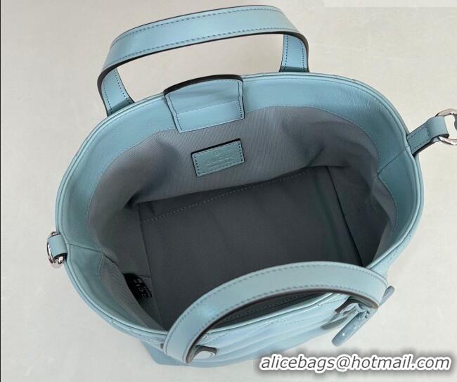 Reasonable Price Gucci GG Marmont Leather small tote bag 855391 Ice Blue 2026