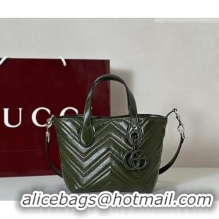Classic Specials Gucci GG Marmont Leather small tote bag 855391 Forest Green 2026