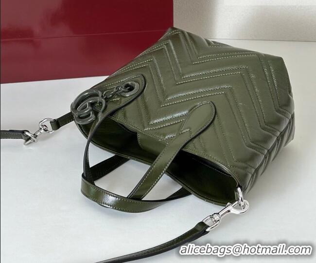 Classic Specials Gucci GG Marmont Leather small tote bag 855391 Forest Green 2026