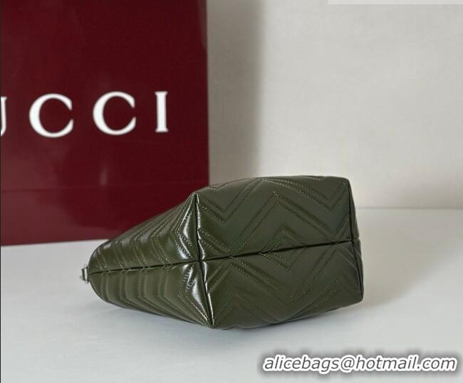 Classic Specials Gucci GG Marmont Leather small tote bag 855391 Forest Green 2026