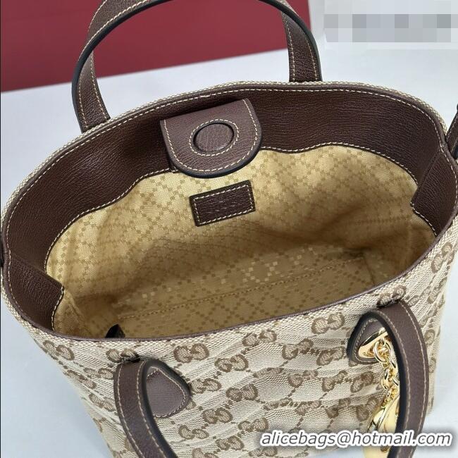 Best Price Gucci GG Marmont GG Canvas small tote bag 855391 Light Apricot 2026