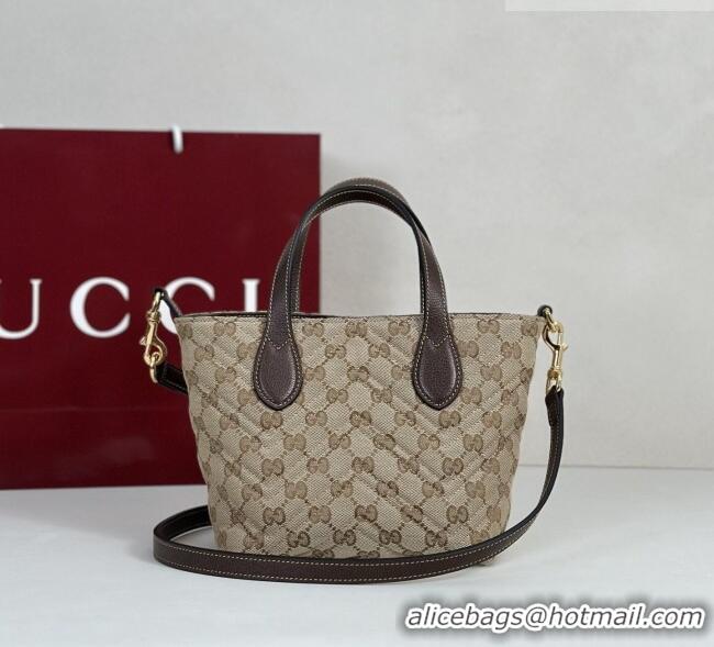 Best Price Gucci GG Marmont GG Canvas small tote bag 855391 Light Apricot 2026