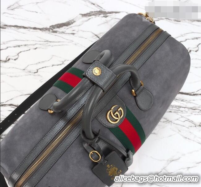 Market Sells Gucci Savoy medium duffle bag in Suede 834460 Grey 2026