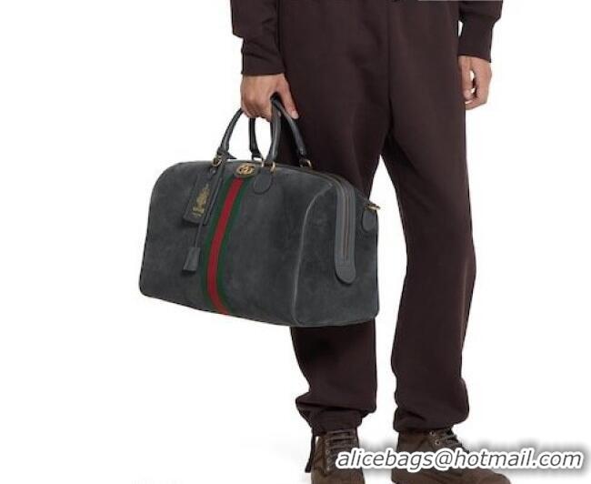 Market Sells Gucci Savoy medium duffle bag in Suede 834460 Grey 2026