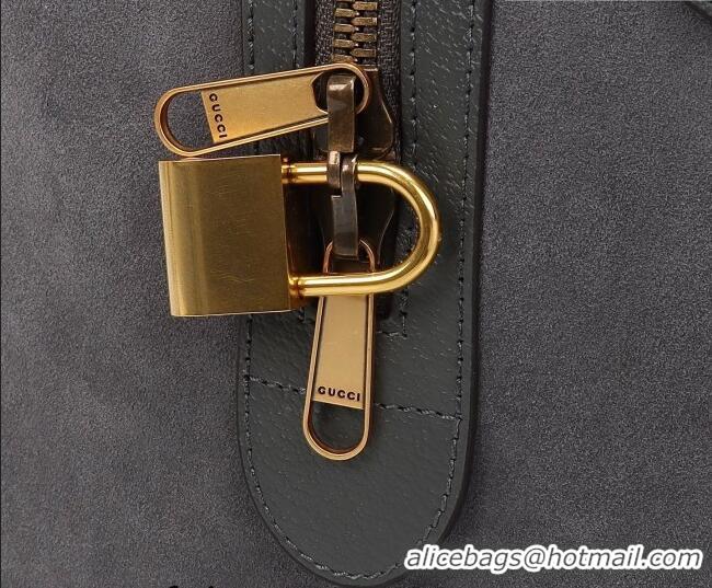 Market Sells Gucci Savoy medium duffle bag in Suede 834460 Grey 2026