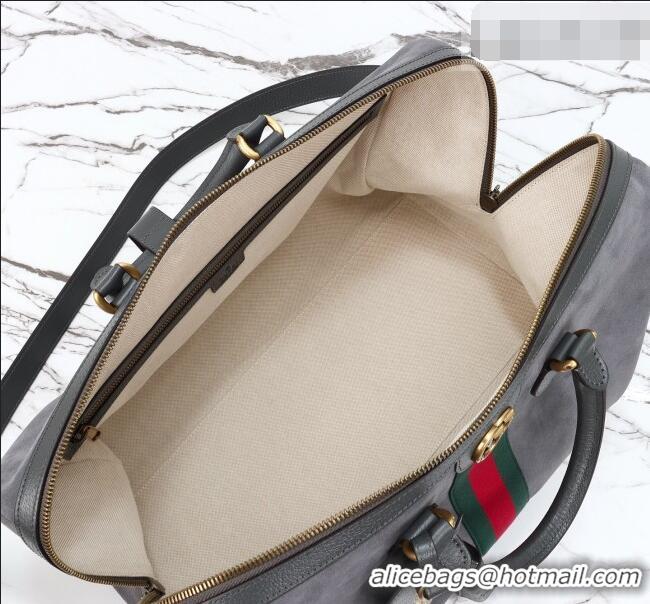Market Sells Gucci Savoy medium duffle bag in Suede 834460 Grey 2026