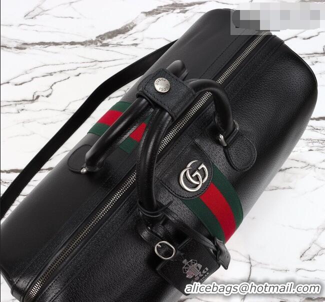 Best Price Gucci Savoy medium duffle bag in Leather 834460 Black 2026